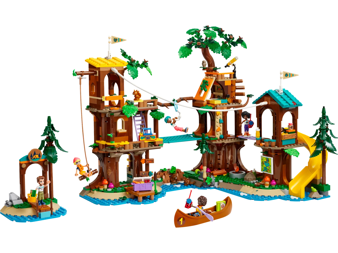 LEGO 42631 Cabane dans les arbres du camp d'aventure - prix | Brick Broker