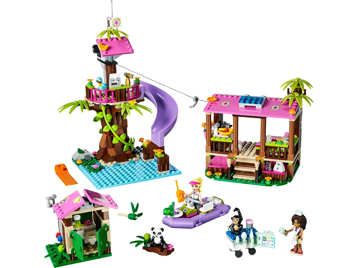 LEGO 41038 Base de Sauvetage dans la Jungle - prix | Brick Broker