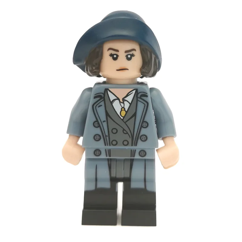 Tina Goldstein, Long Sand Blue Coat (CMF) — minifigurine LEGO | Brick Broker