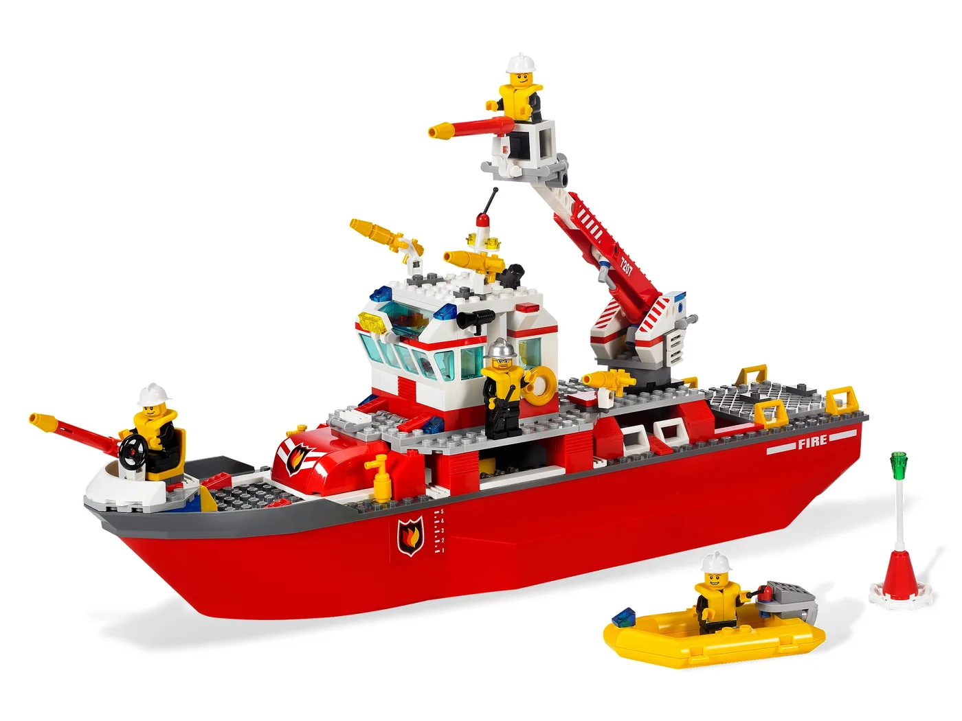 LEGO 7207 Bateau de pompiers - prix et où acheter | Brick Broker