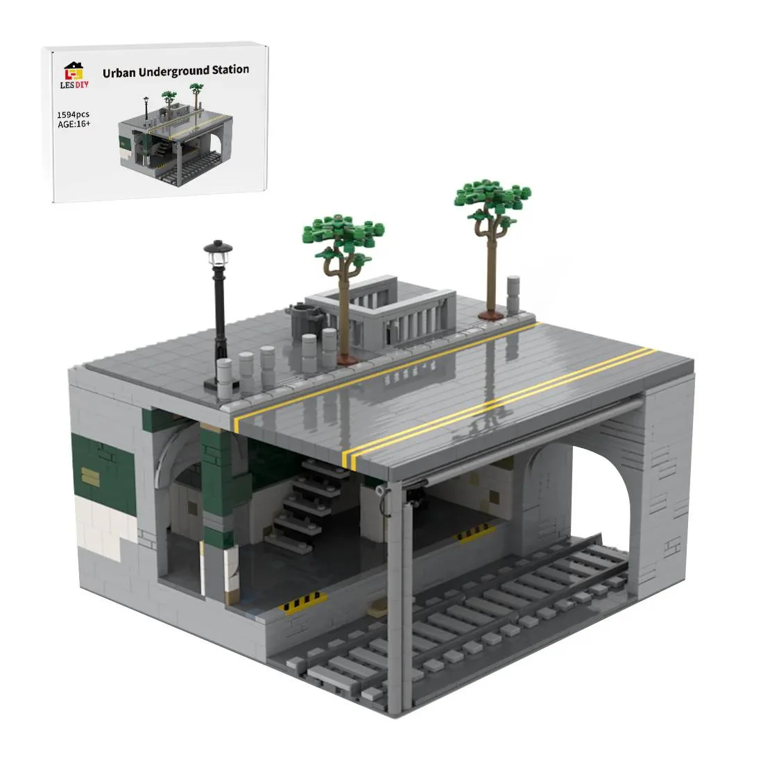 LesDiy Station de transport urbain modulaire avec toiture végétalisée (LESDIY-3734308) - prix | Brick Broker