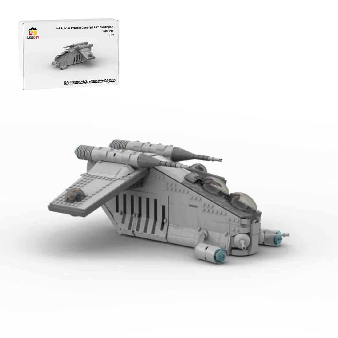 LesDiy Vaisseau de transport de troupes d'assaut à basse altitude de science-fiction (LESDIY-3694988) - prix | Brick Broker