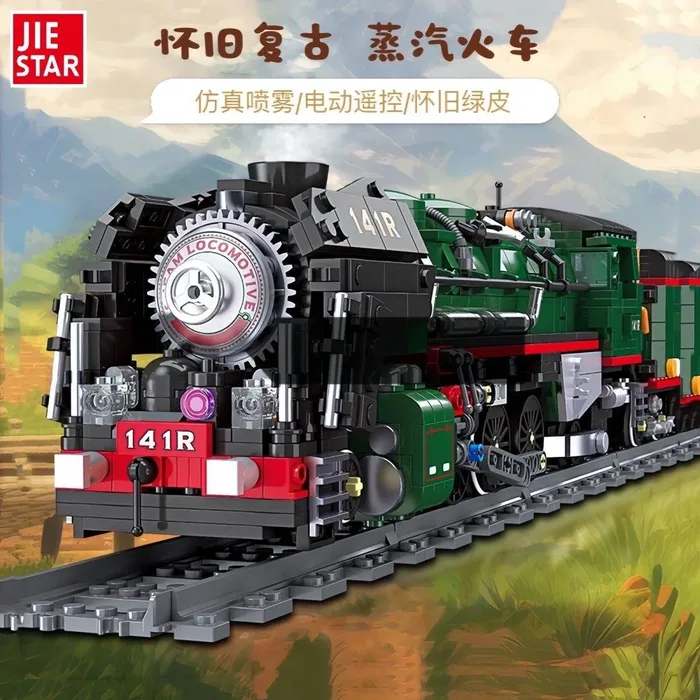 JIESTAR Locomotive à vapeur française 141R (JS-59098) - prix | Brick Broker