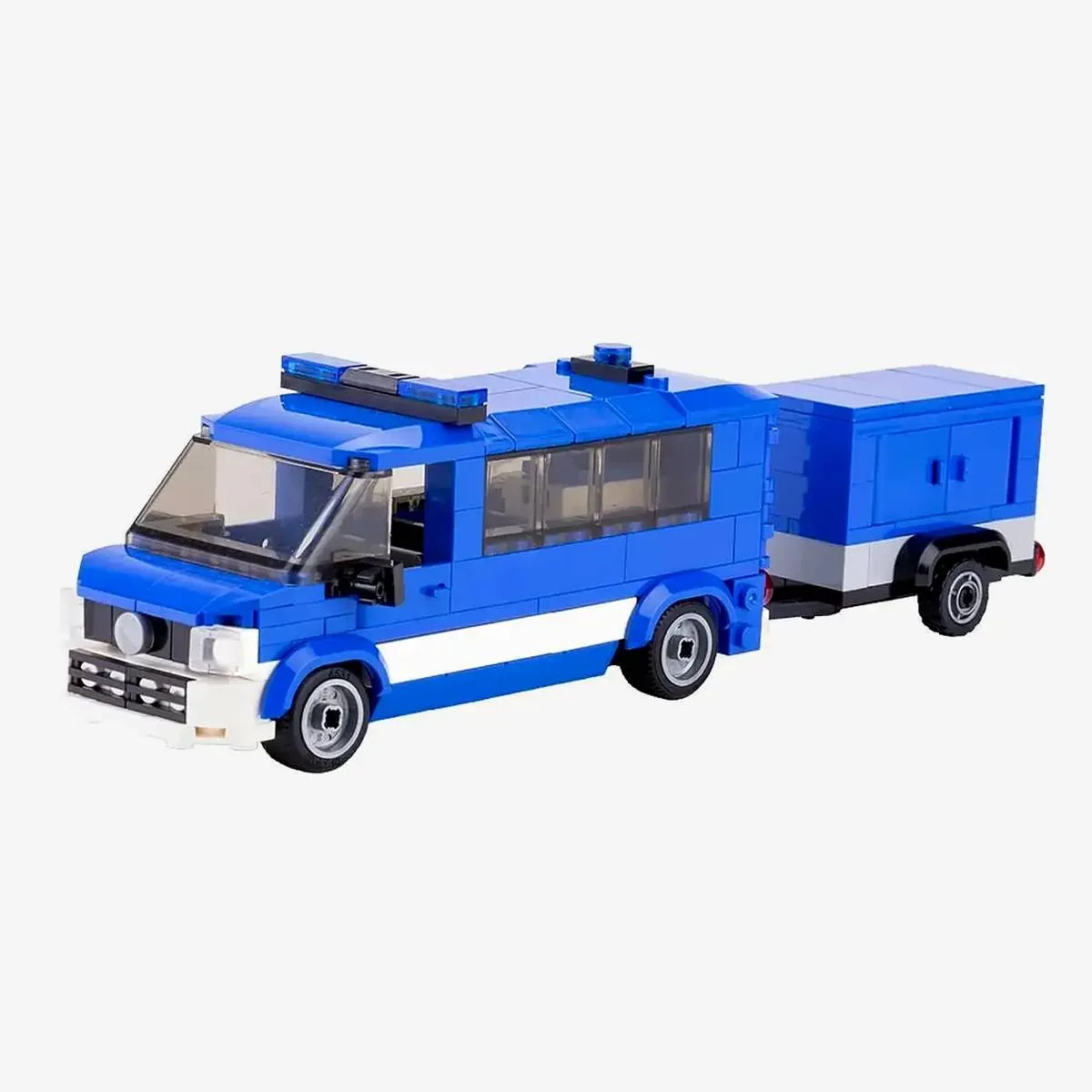 BlueBrixx Véhicule de transport d'équipe THW avec remorque (BB-102967) - prix | Brick Broker