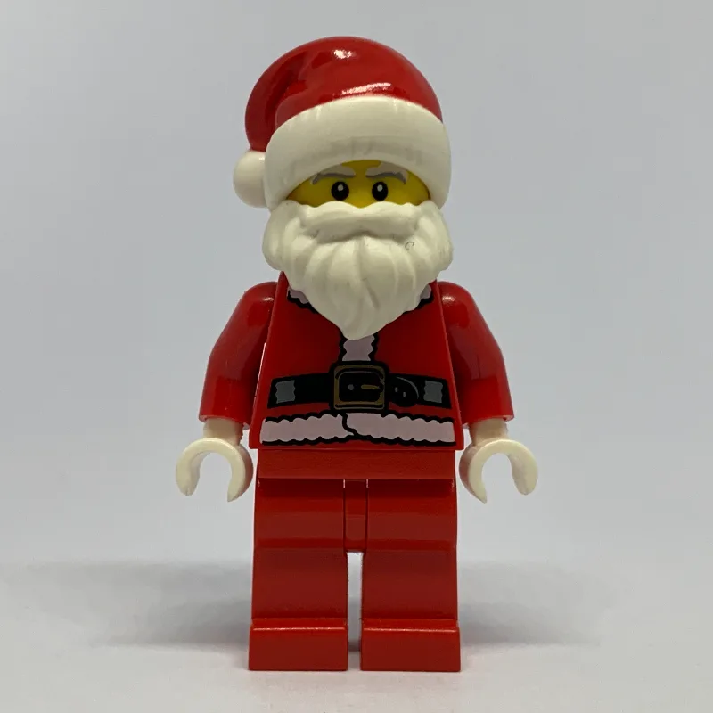 Santa, Coat and Belt, Plain Red Legs, Santa H… — minifigurine LEGO | Brick Broker