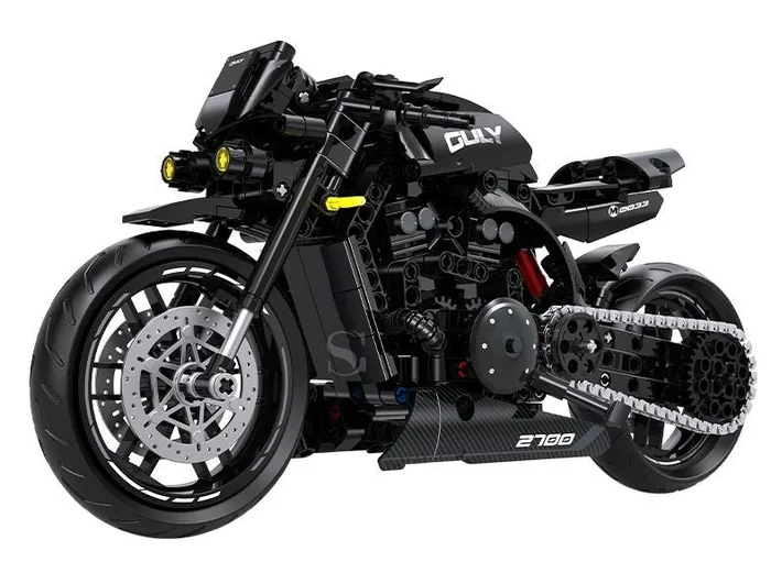 JIESTAR Moto Power Cruiser Technic GULY 1:8 60533 (JS-60533) - prix | Brick Broker