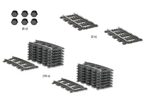 LEGO 2159 Collection de démarrage de voie de train 9V - prix | Brick Broker