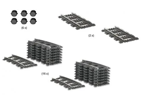 LEGO 2159 Collection de démarrage de voie de train 9V - prix | Brick Broker