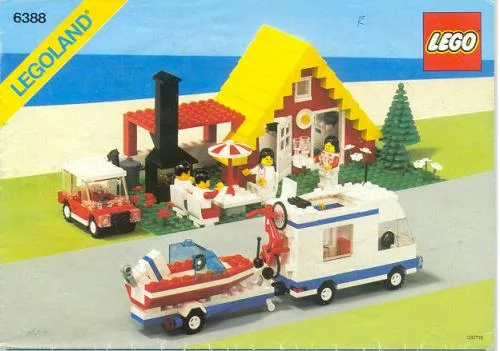 LEGO 6388 Maison de Vacances avec Caravane - prix | Brick Broker