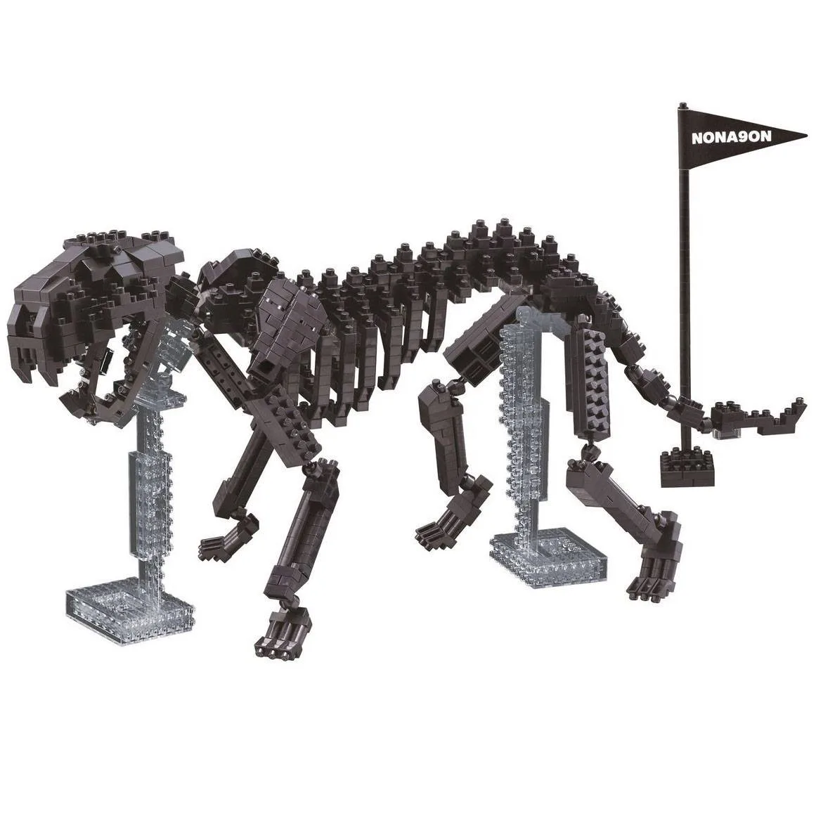 nanoblock Squelette de tigre NONA9ON (NBM-016) - prix | Brick Broker