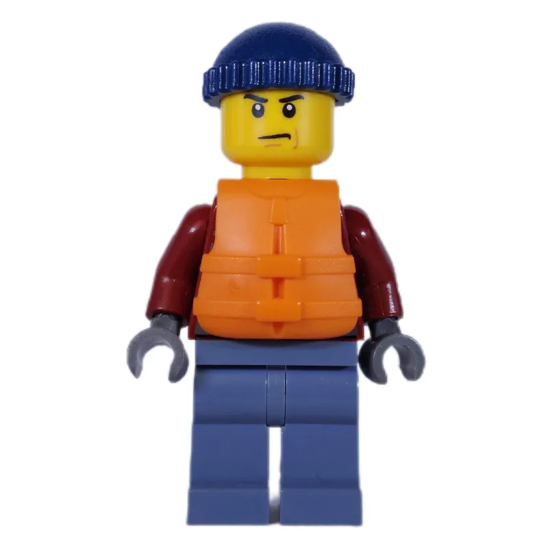 Marine Explorer, Dark Red Jacket, Sand Blue L… — minifigurine LEGO | Brick Broker
