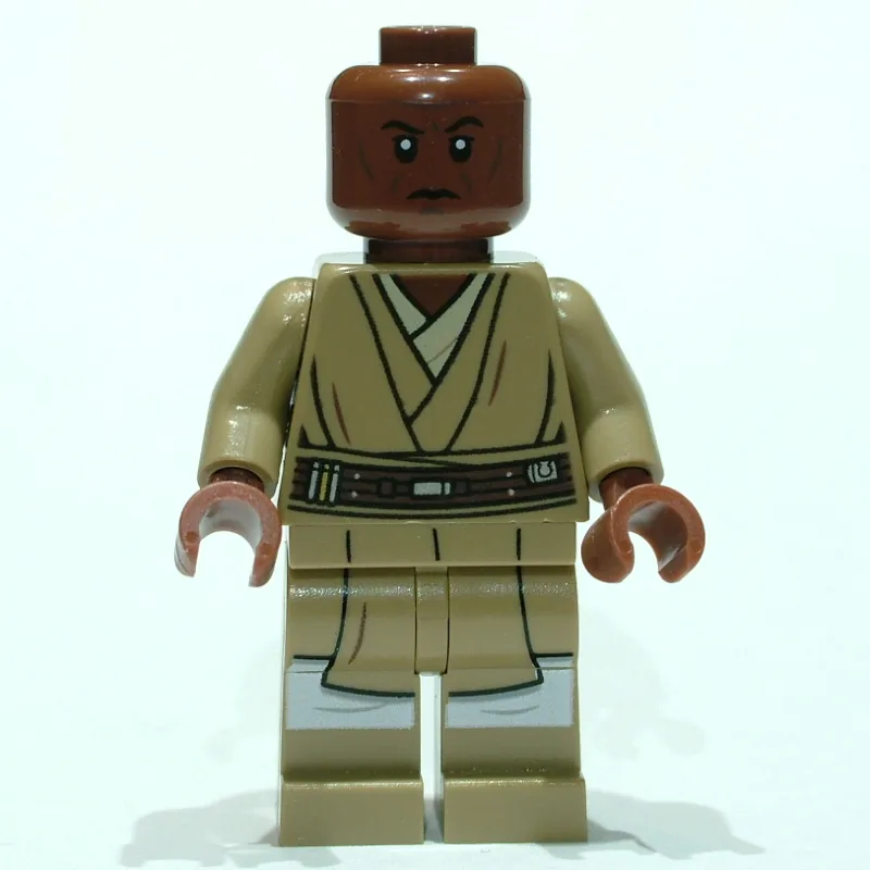 Mace Windu, Dark Tan Printed Legs, Closed Mou… — minifigurine LEGO | Brick Broker