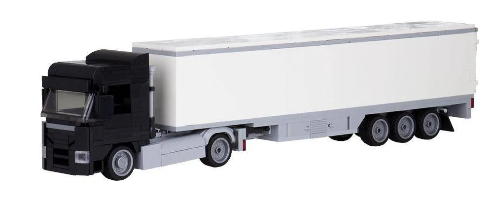 BlueBrixx Camion Augsbourg à 2 essieux avec caisse à 3 essieux noir (BB-102849) - prix | Brick Broker