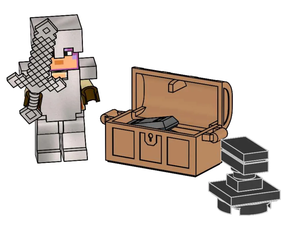 LEGO 662309 Chevalier avec Coffre et Enclume - prix | Brick Broker