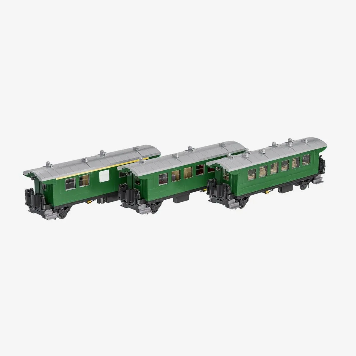 BlueBrixx Voiture voyageurs Donnerbüchse 1ère/2ème/3ème classe (Set 3 en 1) (BB-109375) - prix | Brick Broker