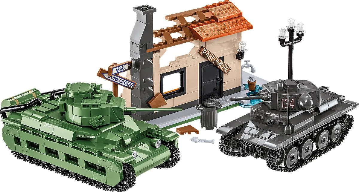 COBI Bataille d'Arras 1940 Matilda II vs Panzer 38(t) (COBI-2284) - prix | Brick Broker