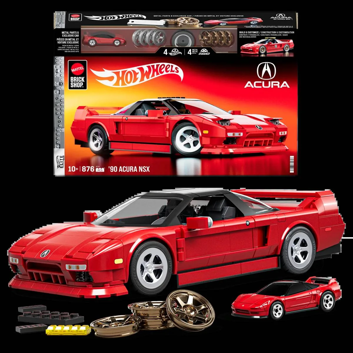 Mattel Brick Shop Hot Wheels™ '90 Acura™ NSX (JFT17) - prix | Brick Broker