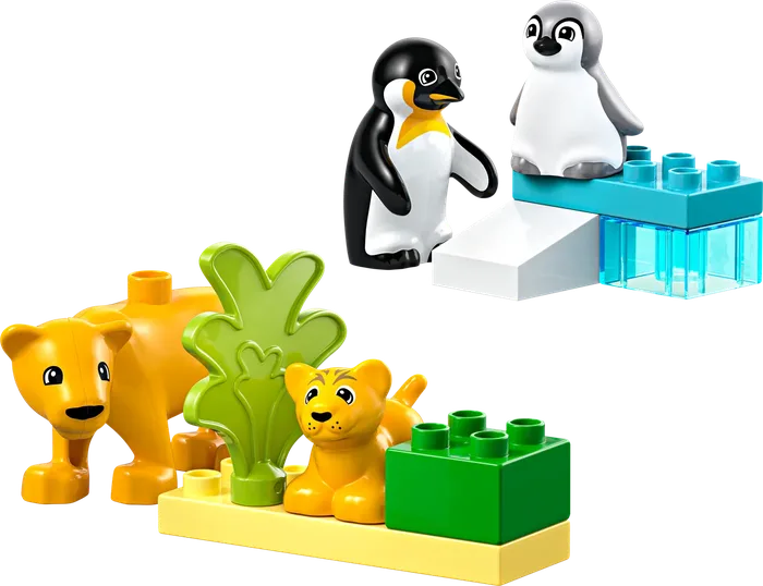 LEGO 10442 Familles d'Animaux Sauvages : Pingouins et Lions - prix | Brick Broker