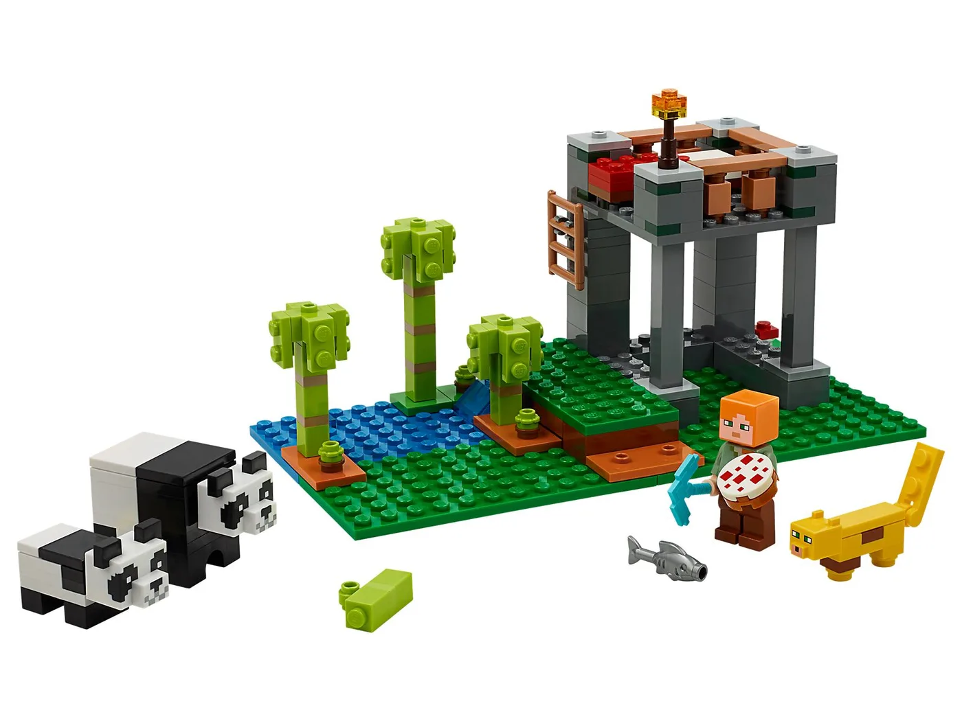 LEGO 21158 La pouponnière de pandas - prix | Brick Broker