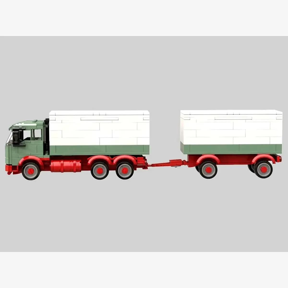 BlueBrixx Camion logistique avec remorque (BB-103813) - prix | Brick Broker
