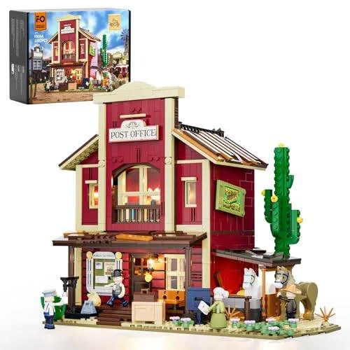 Lumibricks Bureau de poste du Far West (LUMI-F9044) - prix | Brick Broker