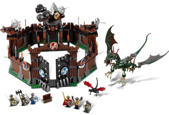 LEGO 7019 Forteresse viking contre le dragon Fafnir - prix | Brick Broker