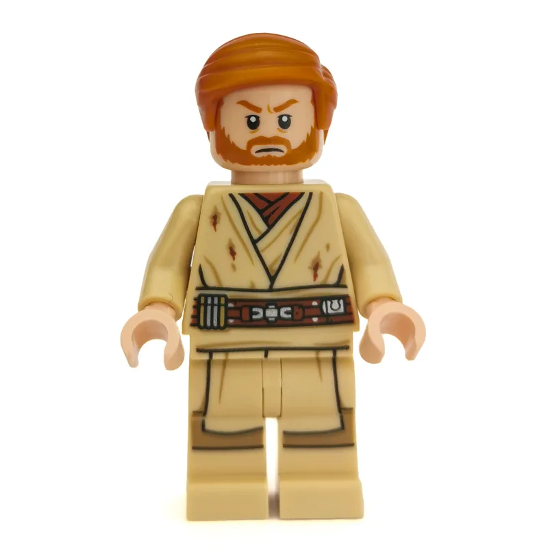 Obi-Wan Kenobi, Tan Legs, Short Combed Sidewa… — minifigurine LEGO | Brick Broker