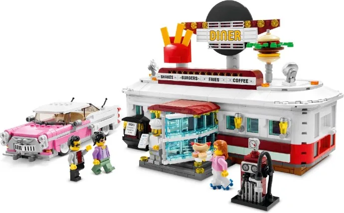 BrickLink 910011 Restaurant des années 1950 - prix | Brick Broker
