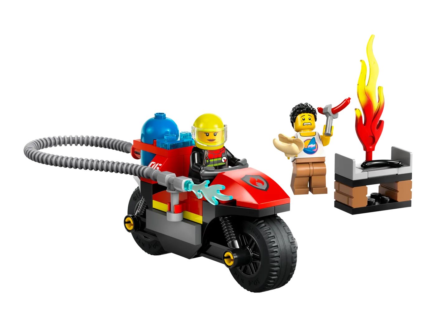 LEGO 60410 Moto de secours incendie - prix | Brick Broker