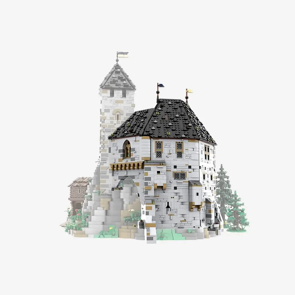 BlueBrixx Extension de salle pour le château de Blaustein (BB-104953) - prix | Brick Broker