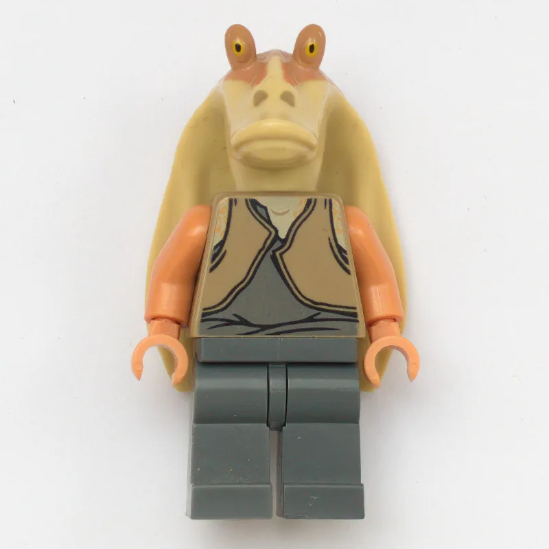 Jar Jar Binks, Dark Tan Torso — dans quels sets LEGO ? (fig-003793) | Brick Broker