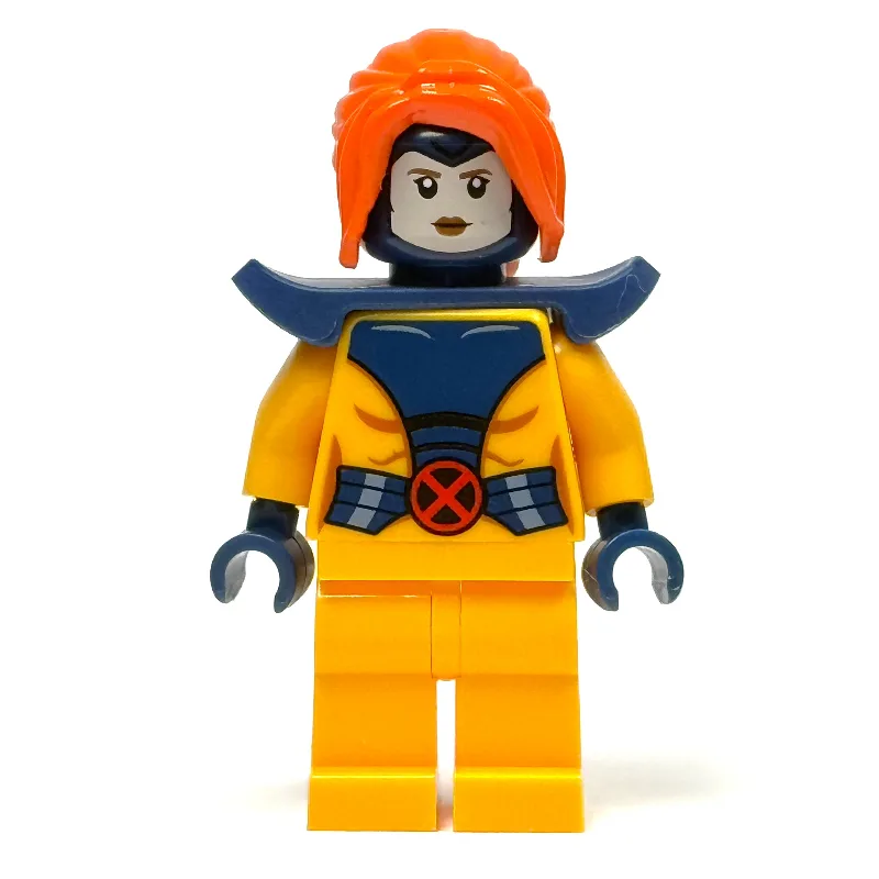 Jean Grey, Bright Light Orange Suit — dans quels sets LEGO ? (fig-015606) | Brick Broker
