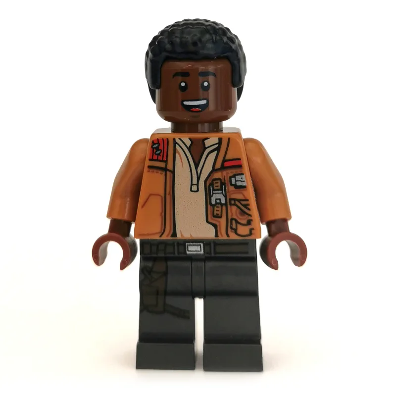 Finn, Tan Undershirt, Pearl Dark Gray Legs — minifigurine LEGO | Brick Broker