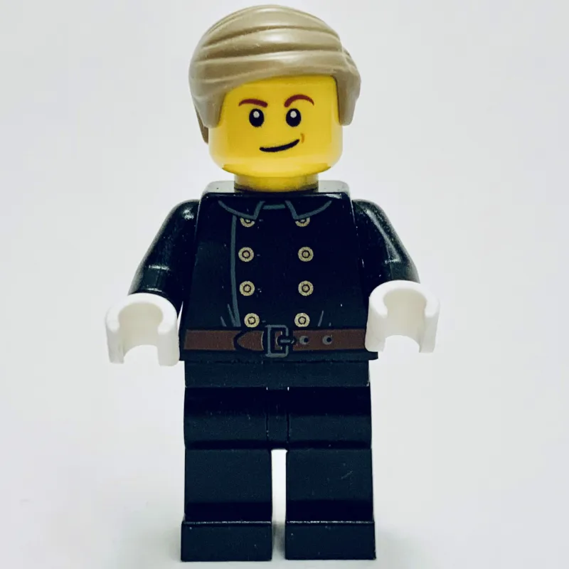 Fireman, Jacket with 8 Buttons and Belt, Dark… — minifigurine LEGO | Brick Broker