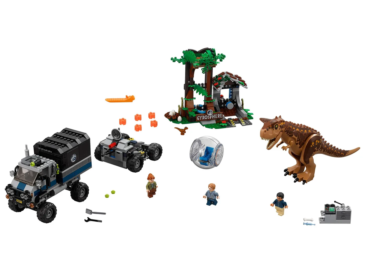 LEGO 75929 L'Évasion du Carnotaurus et de la Gyrosphère - prix | Brick Broker