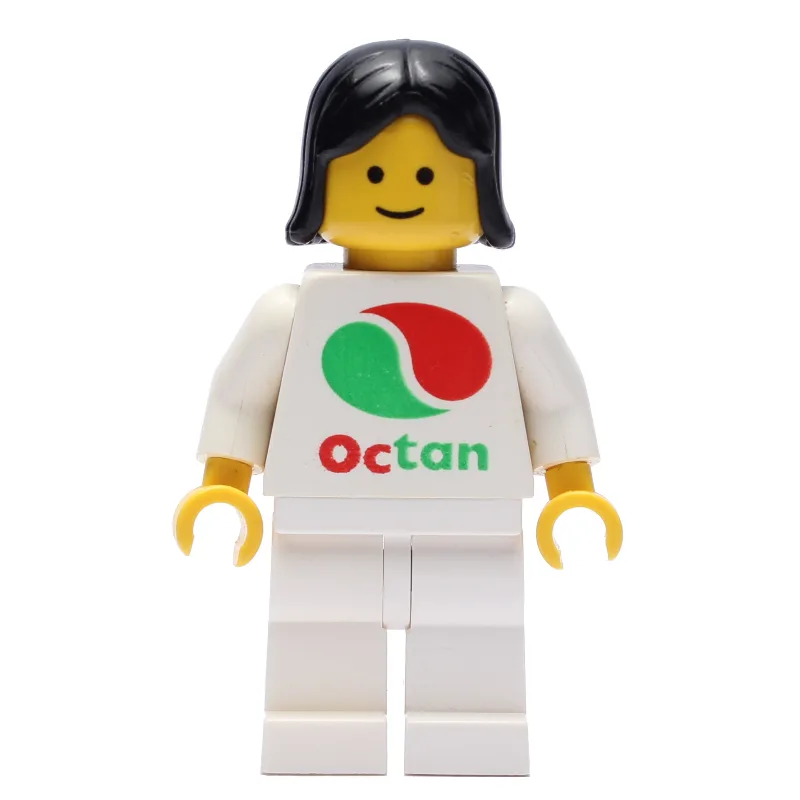 White Torso Octan, White Legs, Black Hair, Fe… — minifigurine LEGO | Brick Broker