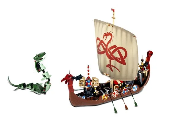 LEGO 7018 Le navire viking défie le serpent du Midgard - prix | Brick Broker