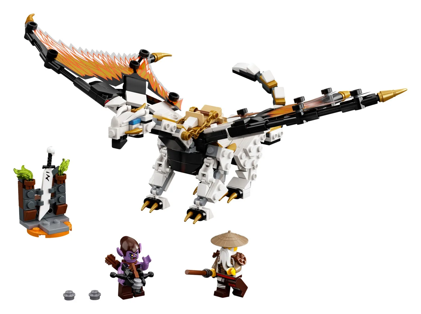 LEGO 71718 Le Dragon de Combat de Wu - prix | Brick Broker
