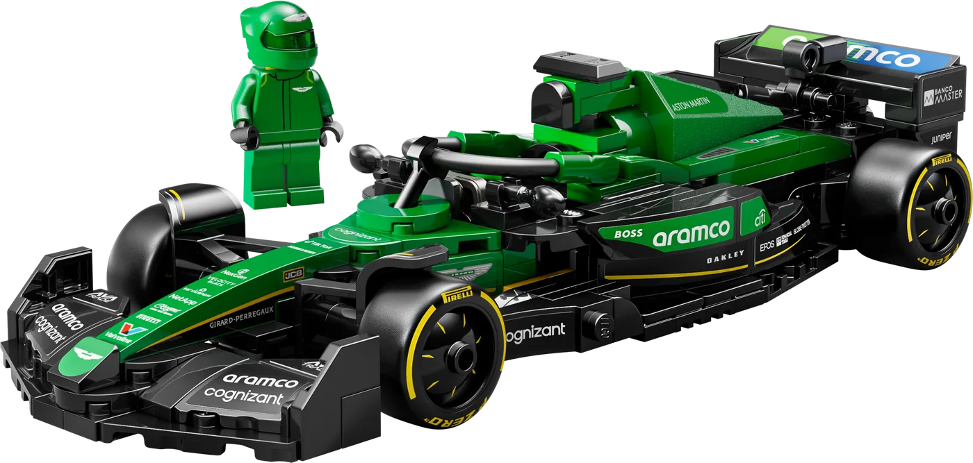LEGO 77245 Voiture de course Aston Martin Aramco F1 AMR24 - prix | Brick Broker