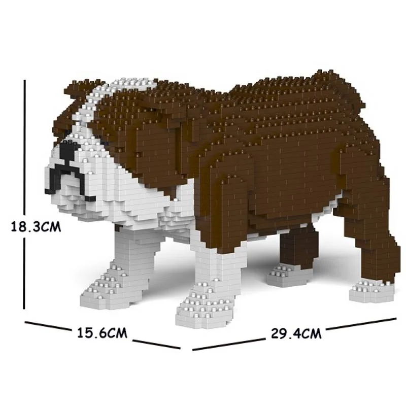 JEKCA Bouledogue anglais 01-M01 - Taille standard (JEK-ST19PT17-M01) - prix | Brick Broker