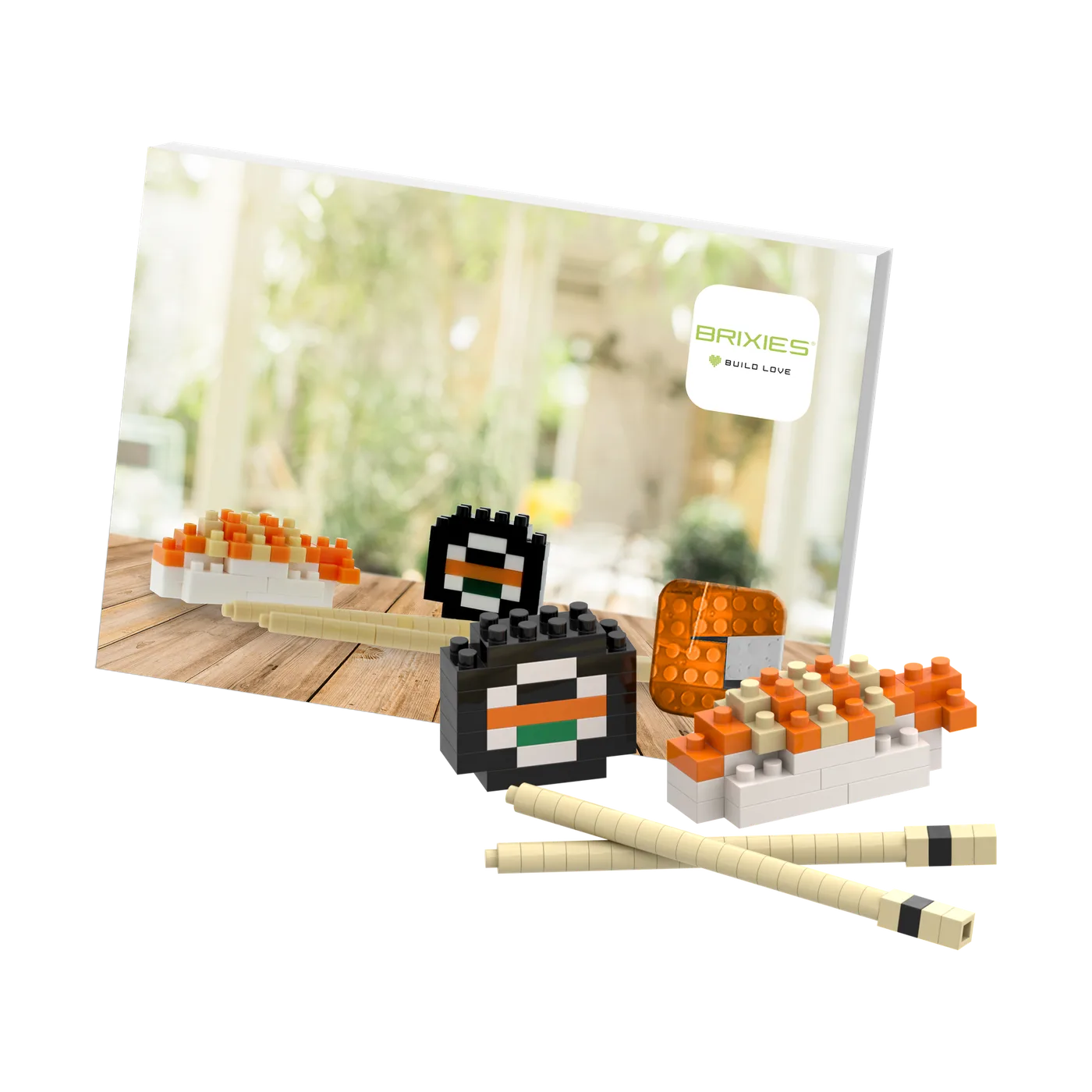 BRIXIES Carte postale Sushi (BRIXIES-220.099) - prix | Brick Broker