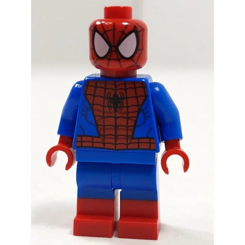 Spider-Man with Plain Dual Molded Blue and Re… — minifigurine LEGO | Brick Broker