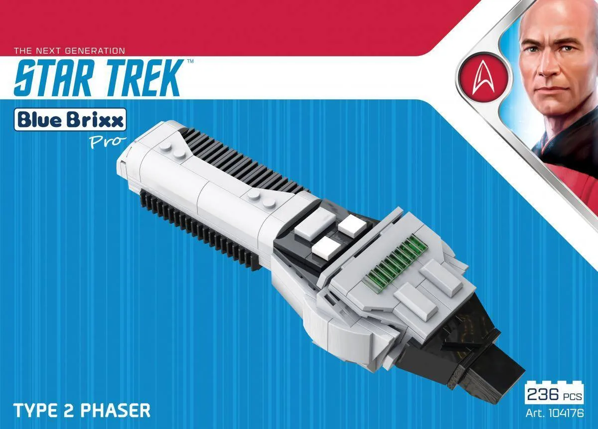 BlueBrixx Phaser Type 2 (TNG) de Star Trek (BB-104176) - prix | Brick Broker