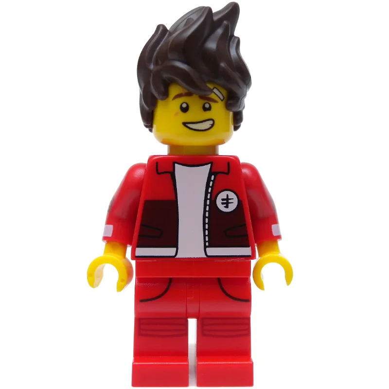 Kai with Hair and Open Red Jacket (LEGO Ninja… — minifigurine LEGO | Brick Broker