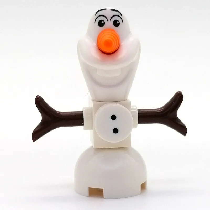 Olaf - Brick Built, Buttons, Clip On Back — minifigurine LEGO | Brick Broker