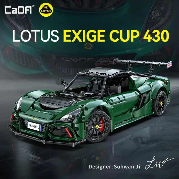 CaDA Lotus Cars Exige Cup 430 1:8 Technic (CADA-C61511W) - prix | Brick Broker