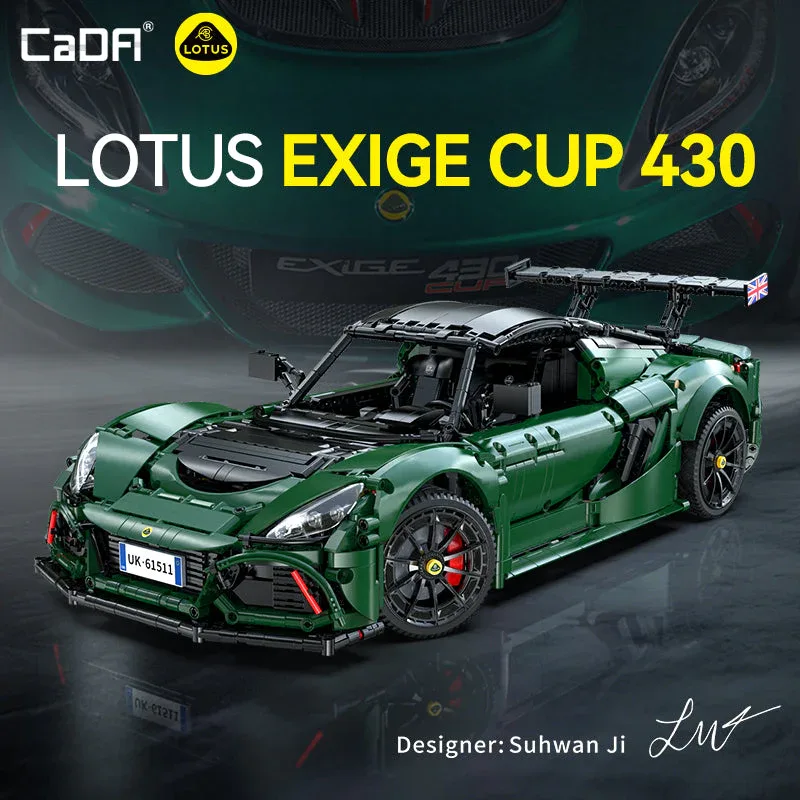 CaDA Lotus Cars Exige Cup 430 1:8 Technic (CADA-C61511W) - prix | Brick Broker
