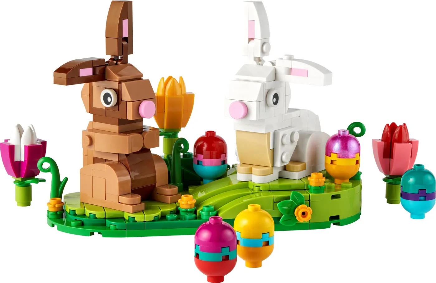 LEGO 40523 Affichage de lapins de Pâques - prix | Brick Broker