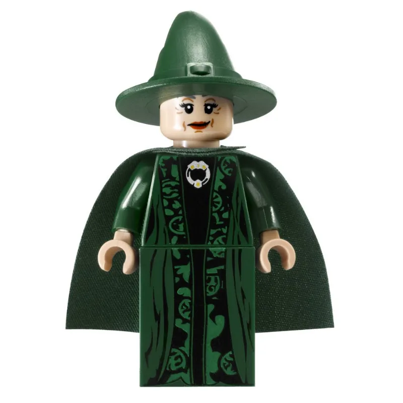 Professor Minerva McGonagall, Dark Green Robe… — minifigurine LEGO | Brick Broker