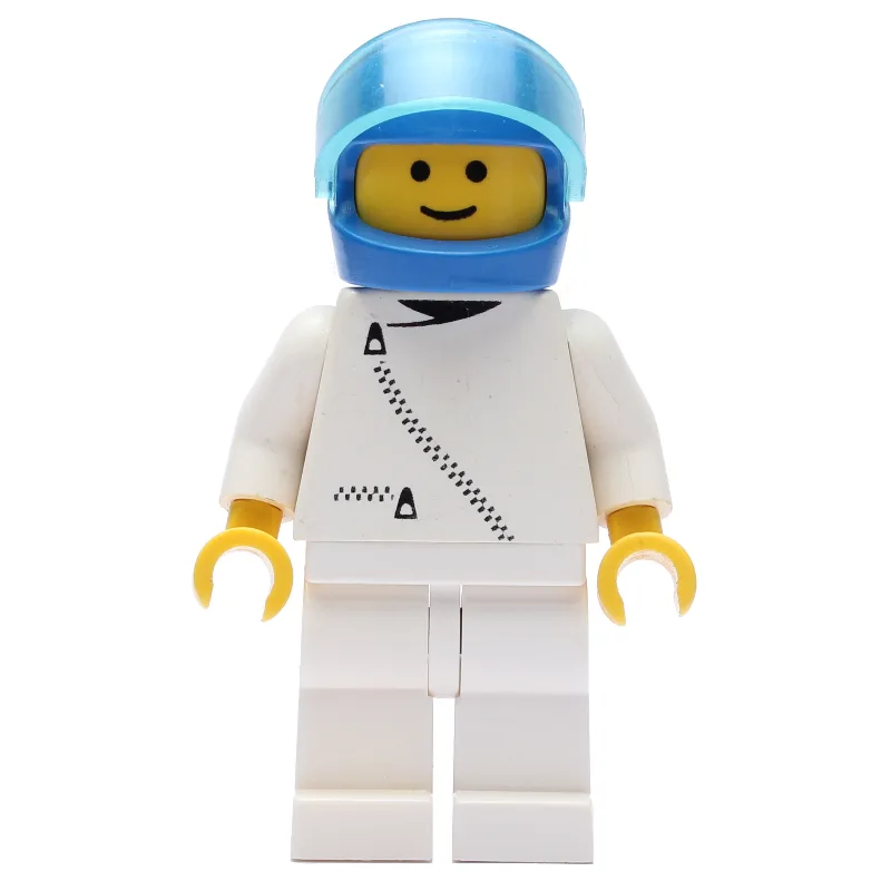 Racer, White Jacket with Zipper, White Legs,… — minifigurine LEGO | Brick Broker